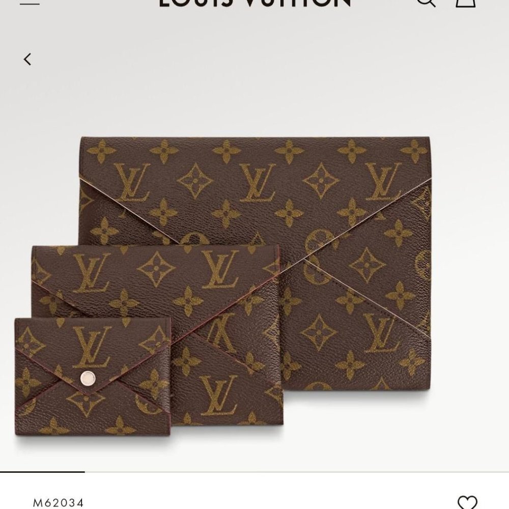 Authentic Louis Vuitton Kirigami Pochette 3pc set w/ 3 Inserts & 2 purse straps - Picture 3 of 4